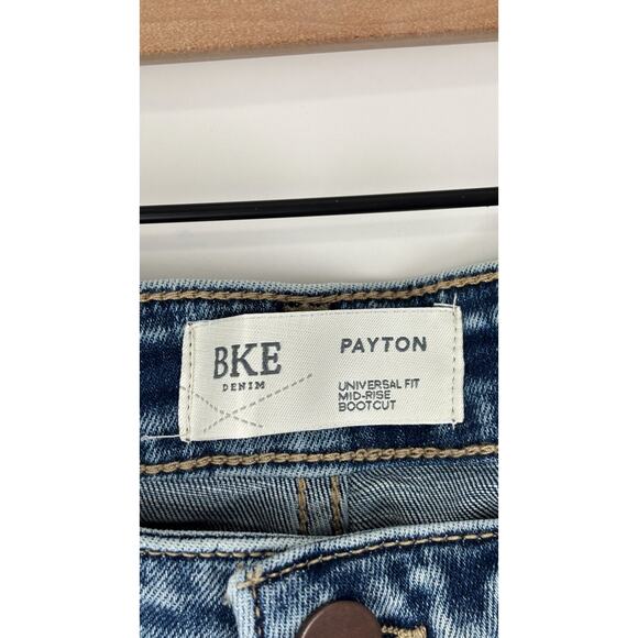 BKE Womens Payton Bootcut Stretch Jeans Mid Rise Size 31 x 30 Short New Denim - Picture 7 of 10
